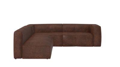 LENYX 2-PIECE LEATHER EXTRA LARGE SECTIONAL