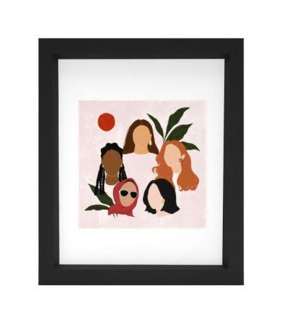 Girl Power Art Print With Frame