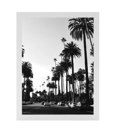 Los Angeles Black and White Art Print Unframed