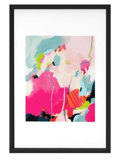 pink sky II Art Print With Frame