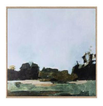 Treeline Abstract Canvas With Frame