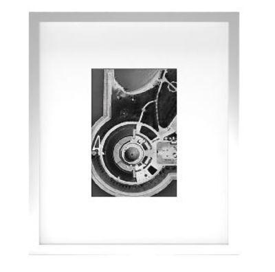 GALLERY SILVER FRAME WITH WHITE MAT WITH FRAME