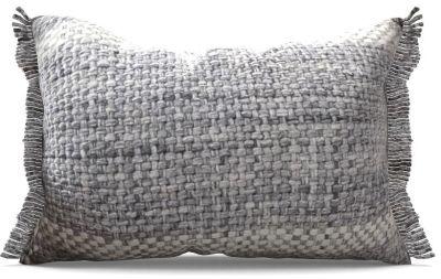 Ixora Eco Friendly Textured Indoor Outdoor Lumbar Pillow Witrh Insert