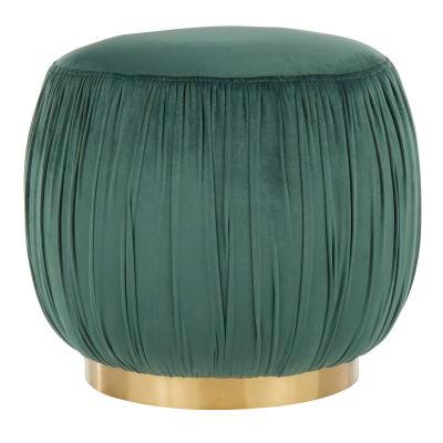 Patrica Ruched Pouf