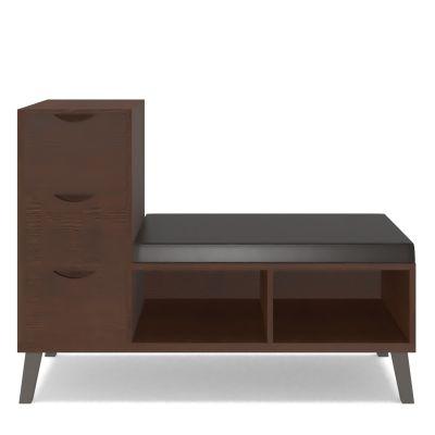 Sperling Faux Leather Storage Bench