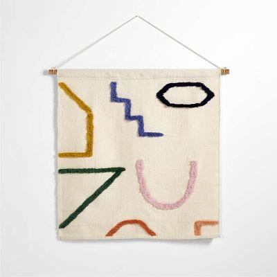 Brinley Colorful Abstract Tapestry