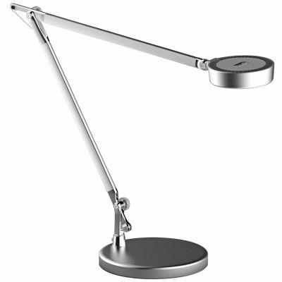 Gremle LED Adjustable Modern Desk Lamp in Silver