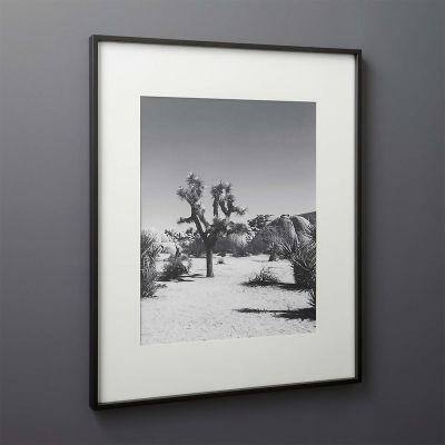 Gallery Black Picture with White Mat with Frame-16"x20"