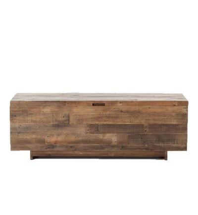 Emmerson Reclaimed Wood Storage Bench - Natural