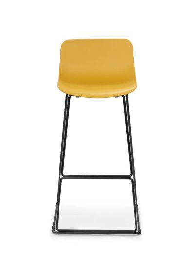 Anco mustard yellow bar stool