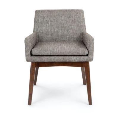 Chanel Volcanic Gray Dining Armchair