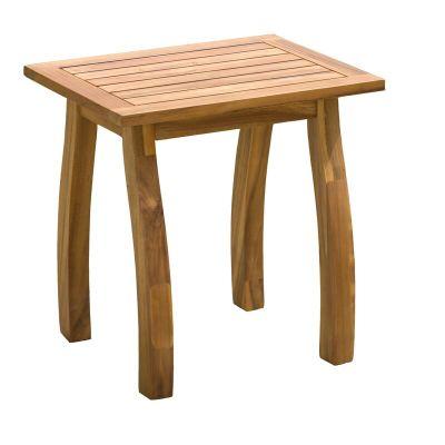 Keegan Solid Wood Side Table