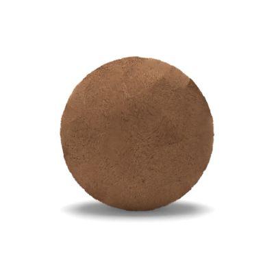 Harlee Light Brown Round Pillow Without Insert 16"x16"