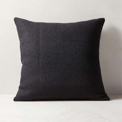 Constance Black Pillow With Insert-20"x20"