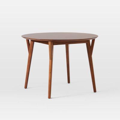 Mid Century Round Expandable Dining Table