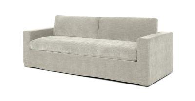 Alzey Whistle Gray Slipcover Sofa