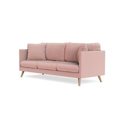 Custom Nox Sofa In Powder Pink