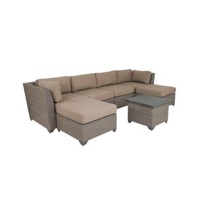 Kenwick 7 Piece Sectional Seating Group with Cushions