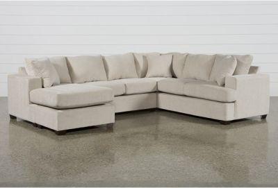 Kerri Sand 2 Piece Sectional With Left Arm Facing Sofa Chaise