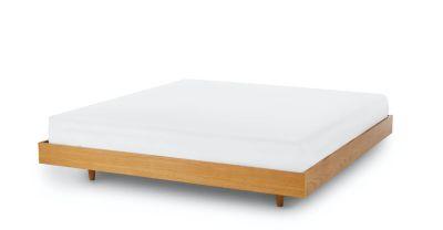 Basi Oak Queen Bed Frame-Queen