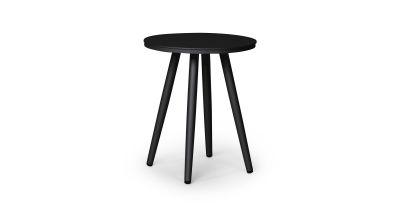Halden Dark Charcoal 16" Round Side Table