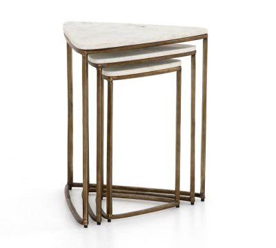 Cecilia Marble Nesting End Tables Small