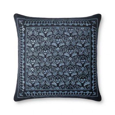 Navy and Blue Pillow with No Insert-22"x22"