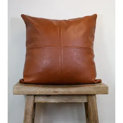 Faux Leather Pillow Cover no insert