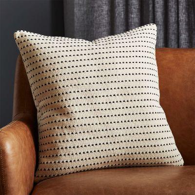 Clique White Pillow With Feather With Insert-20"x20"
