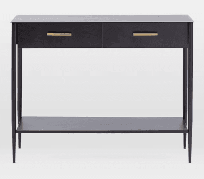 Metalwork Console - Hot-Rolled Steel Finish