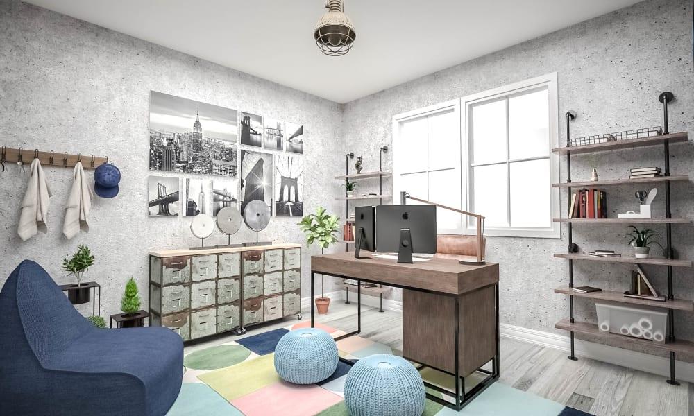 Masculine: Industrial Eclectic Office