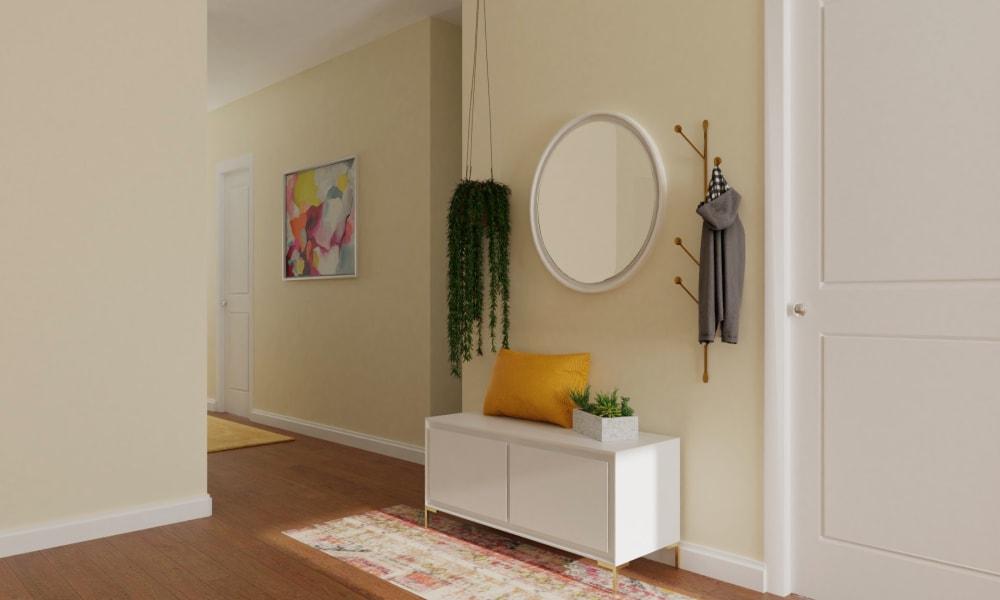 Vibrant Multi-Color: Eclectic Glam Entryway
