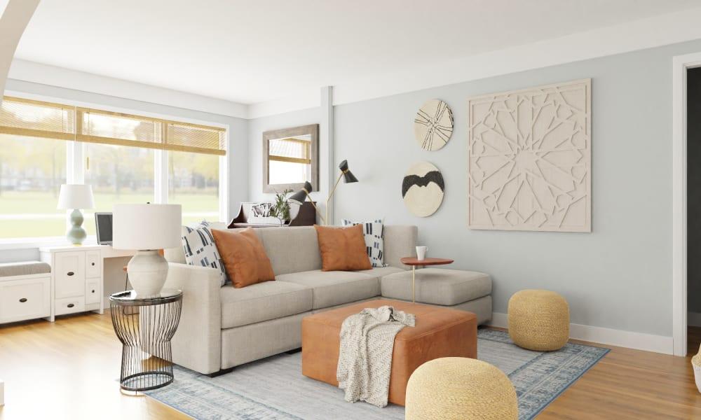 Extra Storage:  Classic Transitional Living Room