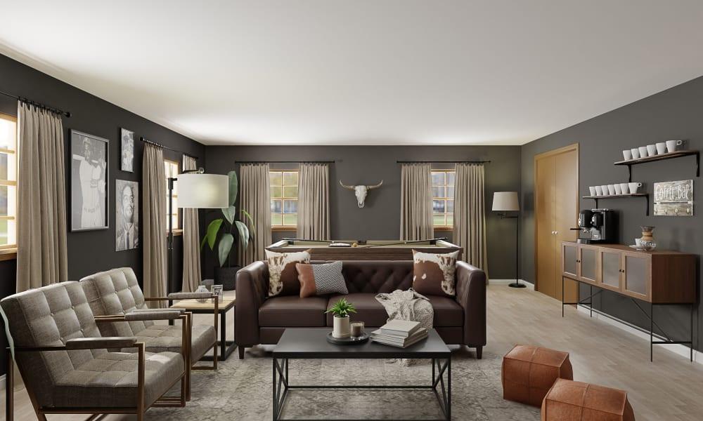 Adventure Into this Sleek, Urban Modern-Gentlemen Style Living Room