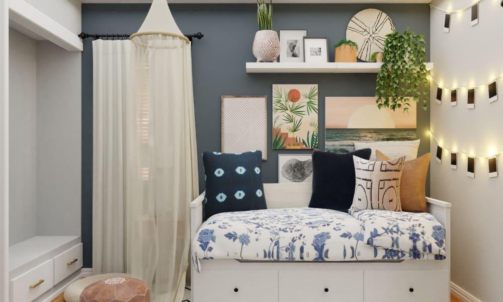 A Super Fun & Creative Boho-Eclectic Style Kids Bedroom