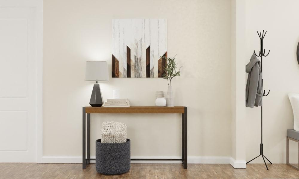 A Modern Rustic Entryway to Inspire Inner Peace