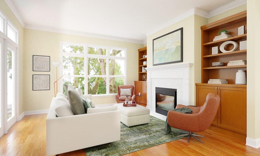 A Cozy Contemporary Living Room for Warm Conversations