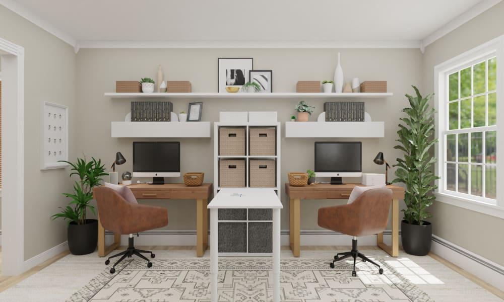 Modern Home Office for the Whole Family