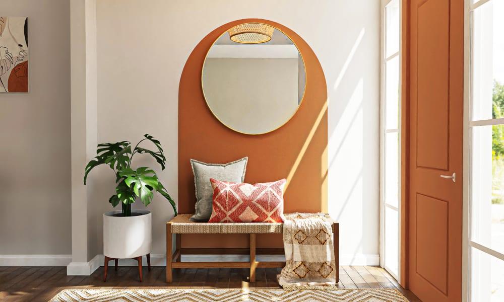 A Bohemian Entryway Designed For Warm Welcomes