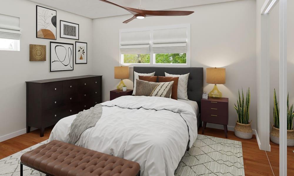 Compact, Cozy & Bright: A Mid-Century Bedroom