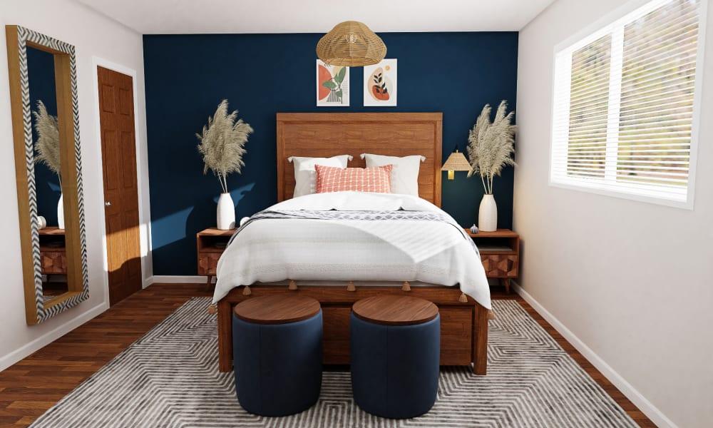 Style It Blue: A Modern Boho Bedroom