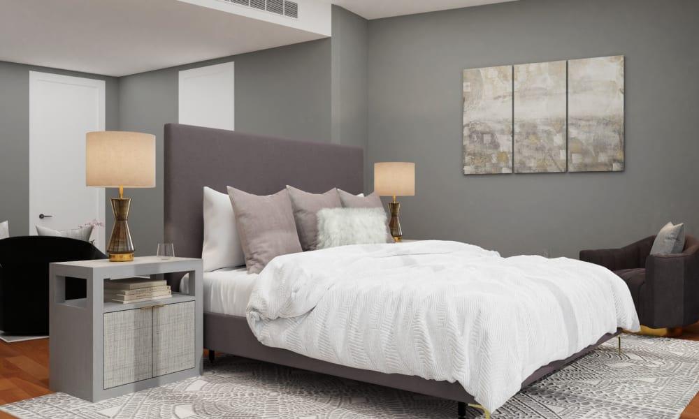 Airy & Gray: A Transitional Modern Bedroom