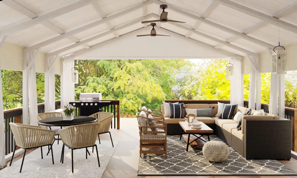 A Patio That is Spring-Ready & Inviting