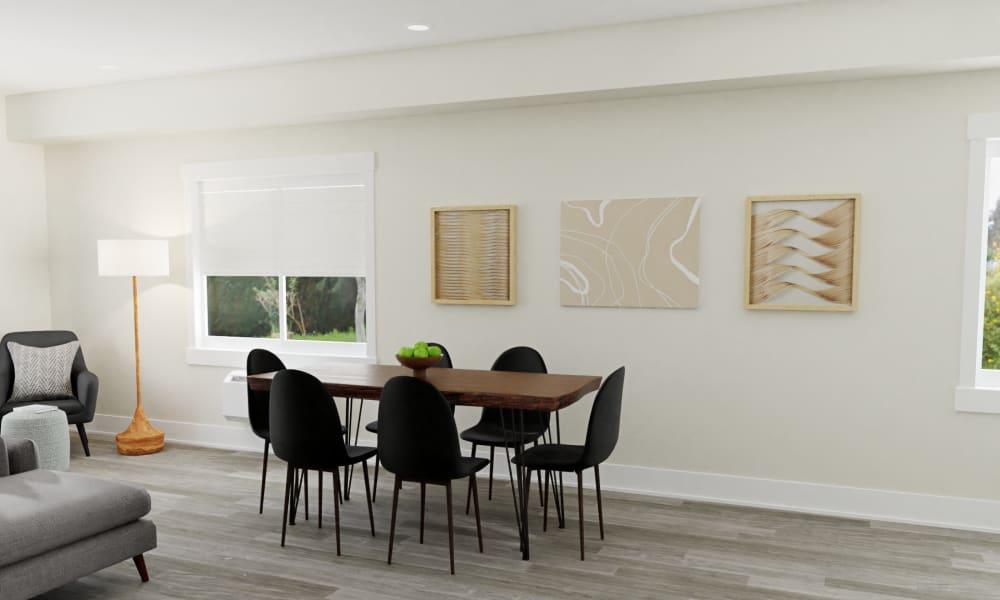 A Modern Industrial Living-Dining Room