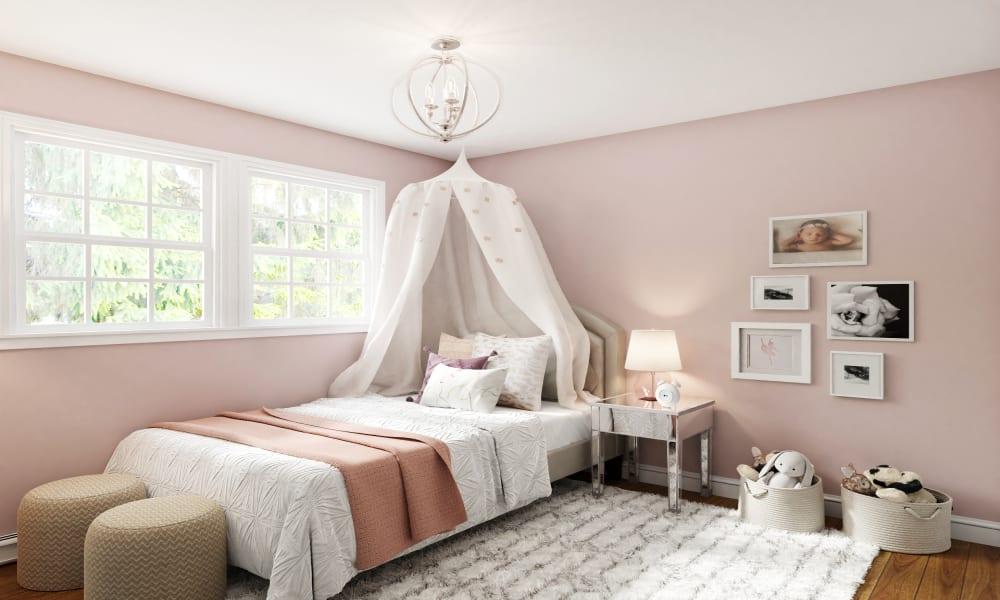 A Pink Glam Bedroom For Your Little Lady