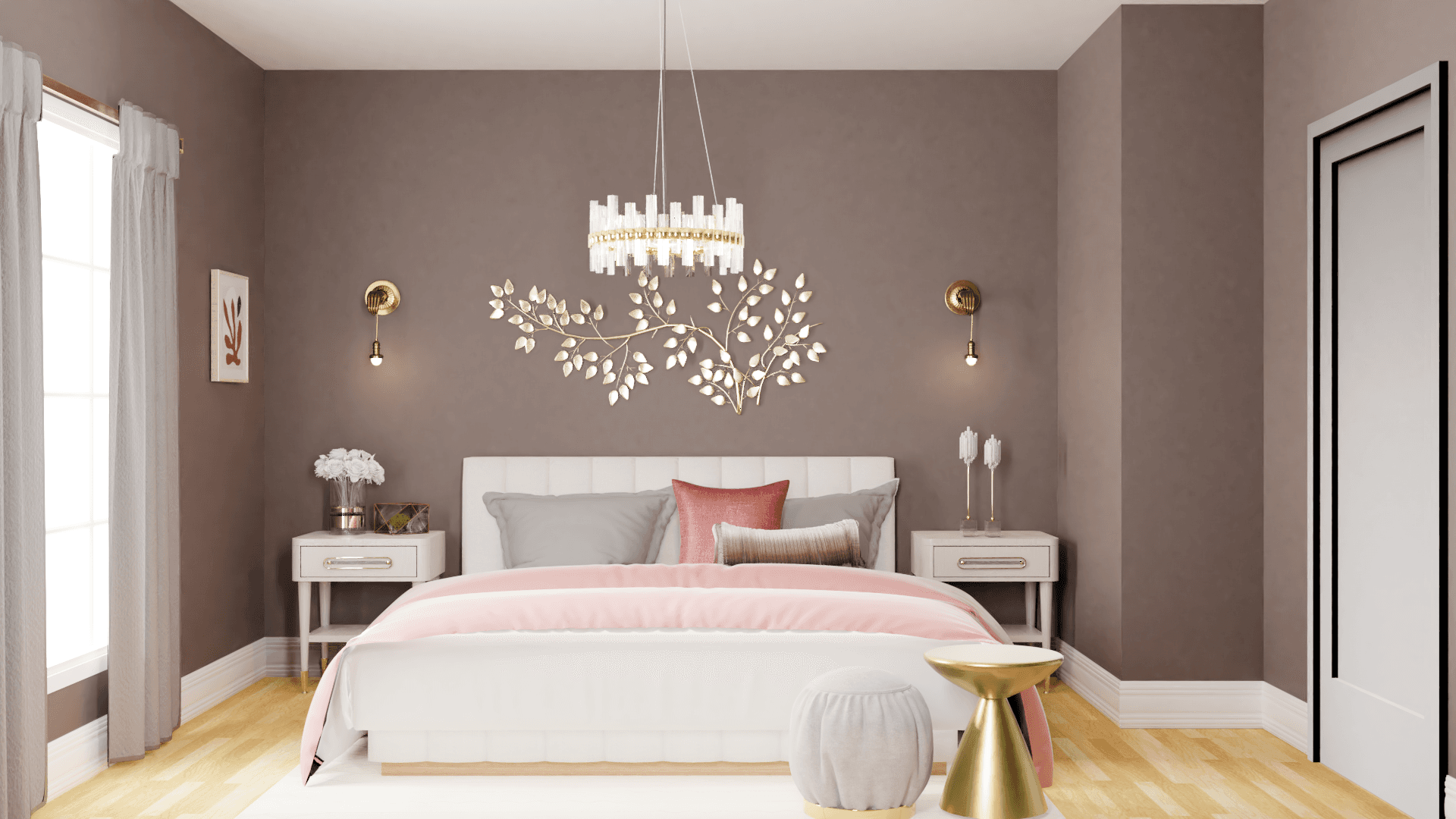 Soothing Pastels: Glam Bedroom