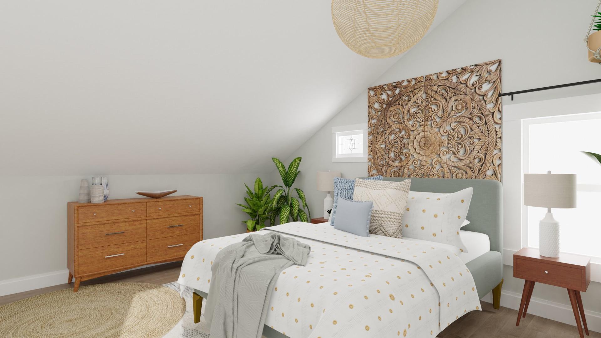 Soft and Earthy: Boho Minimalist Bedroom