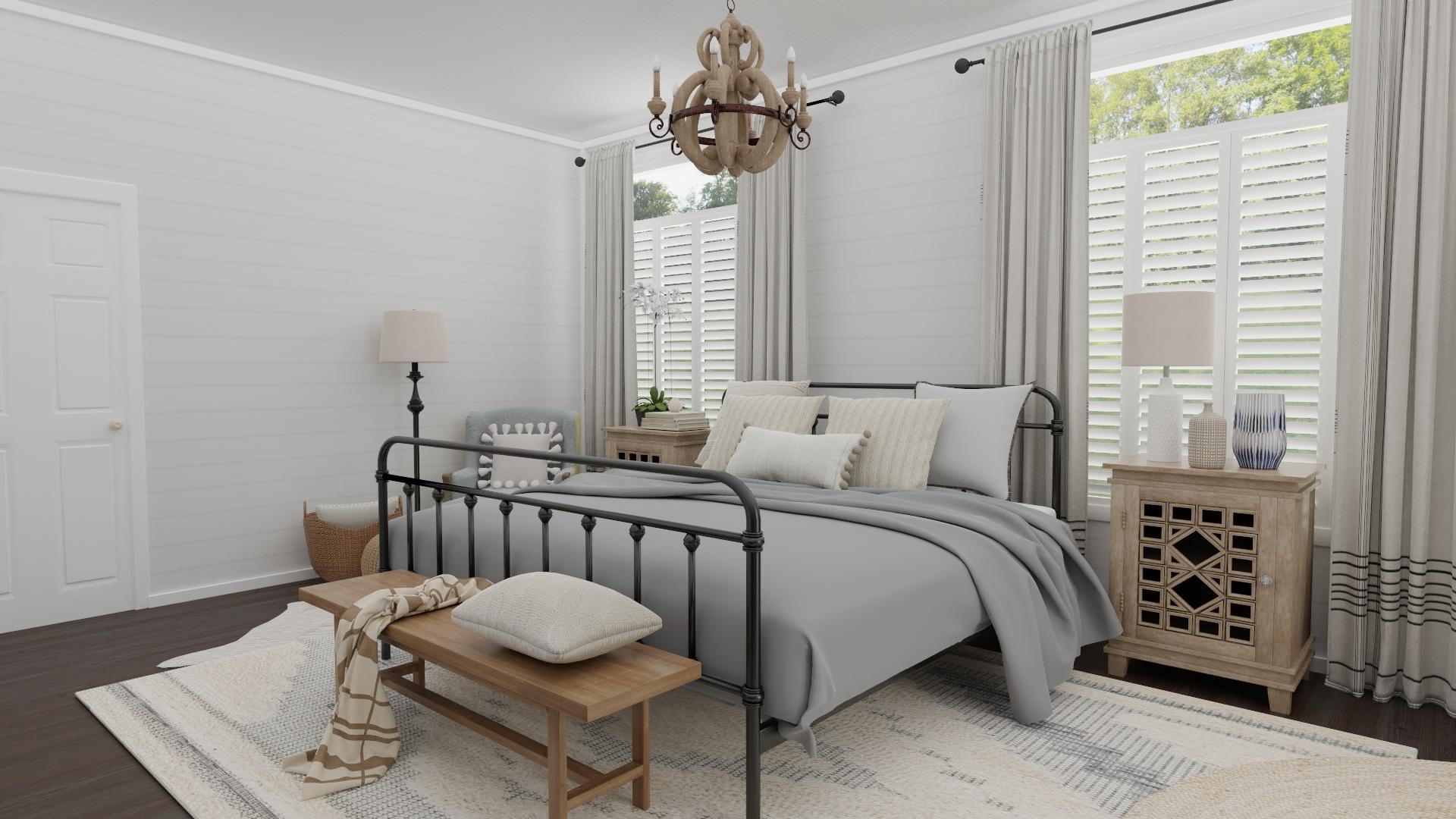 Weekend Retreat: French Country Farmhouse Bedroom