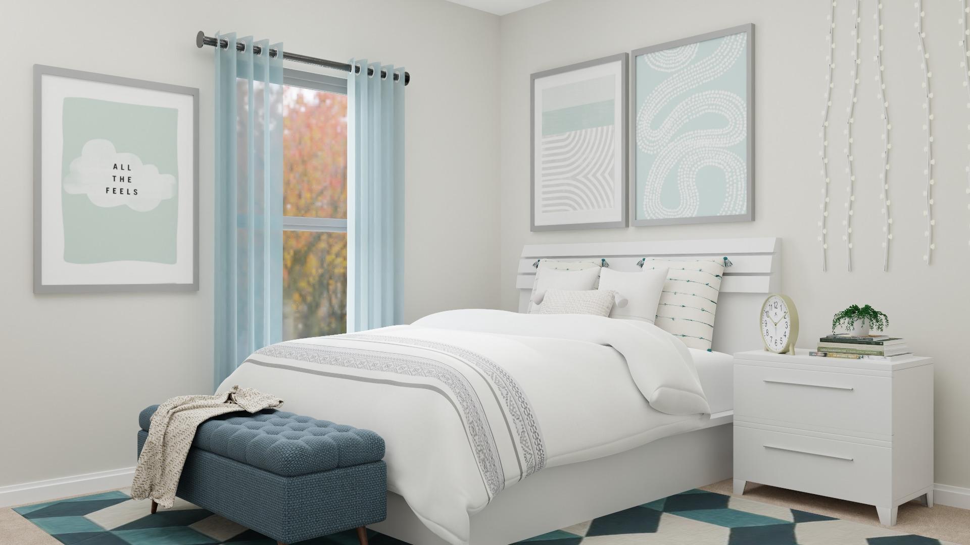 Modern Transitional Kids Bedroom  Designed for Blue Dreams
