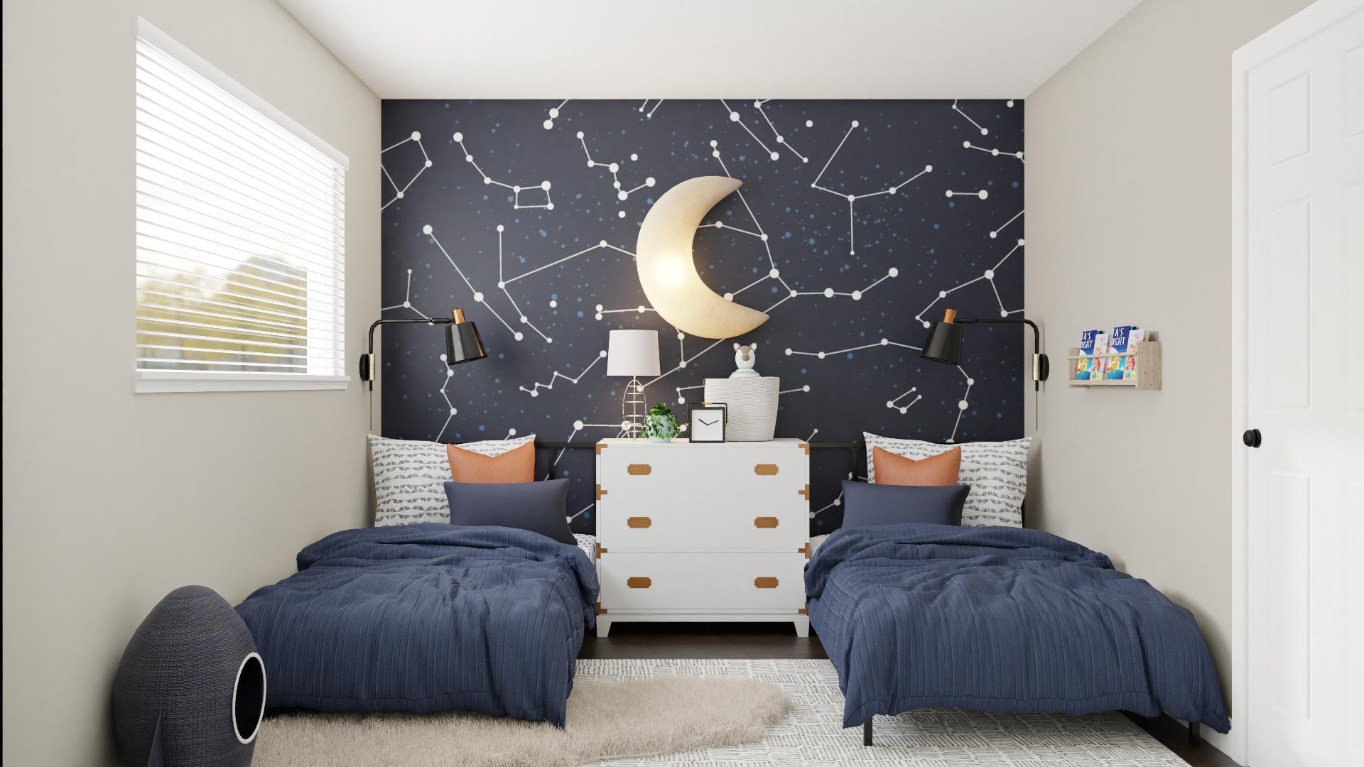 Starry Night: Modern Kid's Bedroom